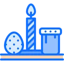 Free Easter Cake Cake Candle Icon