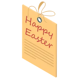 Free Easter Card  Icon