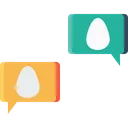 Free Easter Day Chat Icon