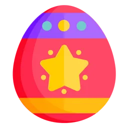 Free Easter Egg Design  Icon