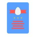 Free Easter Day Card Icon