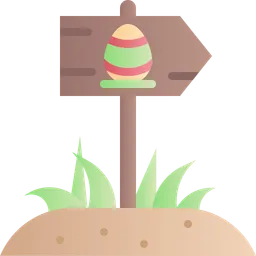 Free Easter Sign  Icon