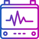 Free Ecg Monitor Medical Equipment Ecg Icon