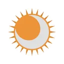 Free Eclipse Astronomy Ellipse Icon