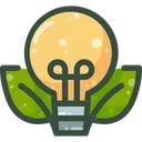 Free Eco Bulb Eco Light Bulb Eco Icon