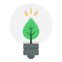 Free Eco Bulb  Icon