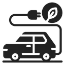 Free Eco Car Electric Car Ecology Icon