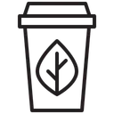 Free Eco cup  Symbol