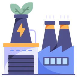 Free Eco factory  Icon