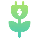Free Eco Power Plug Icon