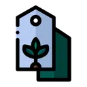 Free Eco Tag Ecology Tag Icon