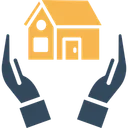 Free Give House Give Home House In Hand Icon