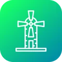 Free Ecology Energy Windmill Icon