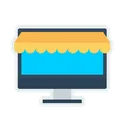 Free Ecommerce Shop Laptop Icon