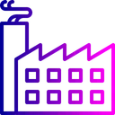 Free Economia Fabrica Industria Icon