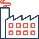 Free Economie Usine Industrie Icône