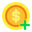 Free Income Coin Business Icon