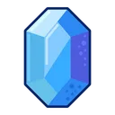 Free Edelstein Blau Spiel Gegenstand Icon