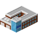 Free Edificio Policial Icon