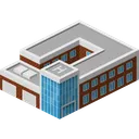 Free Edificio Policial Icon