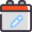 Free Edit calendar  Icon