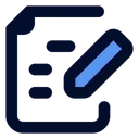 Free Edit File Document Pencil Icon