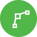 Free Edit Curve Path Icon