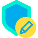 Free Edit Shield  Icon