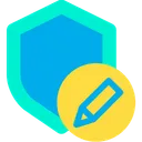 Free Edit Shield Shield Edit Icon