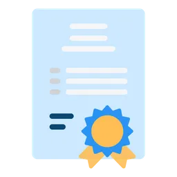 Free Education Certificate  Icon