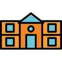 Free Education School Building School Building Icon