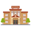 Free School Educational Building Building Icon