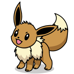 Eevee svg, Eevee png, Eevee vector pack image, Eevee Pokemon