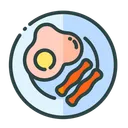 Free Egg And Bacon Icon