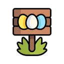 Free Easter Easter Egg Colorful Icon