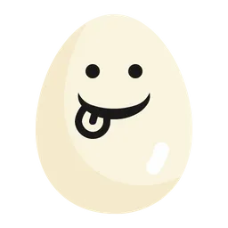 Free Egg Tongue Face  Icon