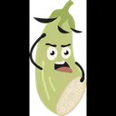 Free Eggplant Eggplant Character Cute Character Icon