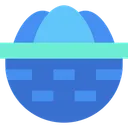 Free Eggs Basket Cart Icon