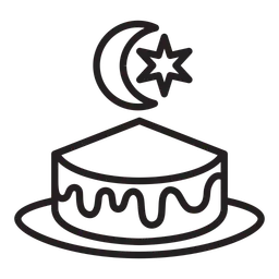 Free Eid Cake  Icon