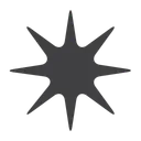 Free Eight Pointed Star Icon