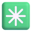 Free Asterisk Color Icon