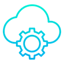 Free Cloud Verbindung Datenbank Icon