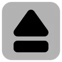 Free Eject Multimedia Interface Icon