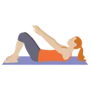 Free Ejercicio Abdominal Aerobicos Estiramiento Muscular Icono