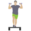 Free Ejercicio de gimnasio  Icono