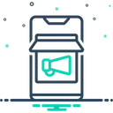 Free Marketing Movil Movil Marketing Icon