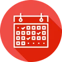 Free Evento Elaborazione Calendario Icon