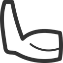 Free Elbow Anatomy Body Icon