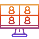 Free Elearning Meeting Conference Icon