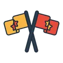 Free Election Flag Party Icon